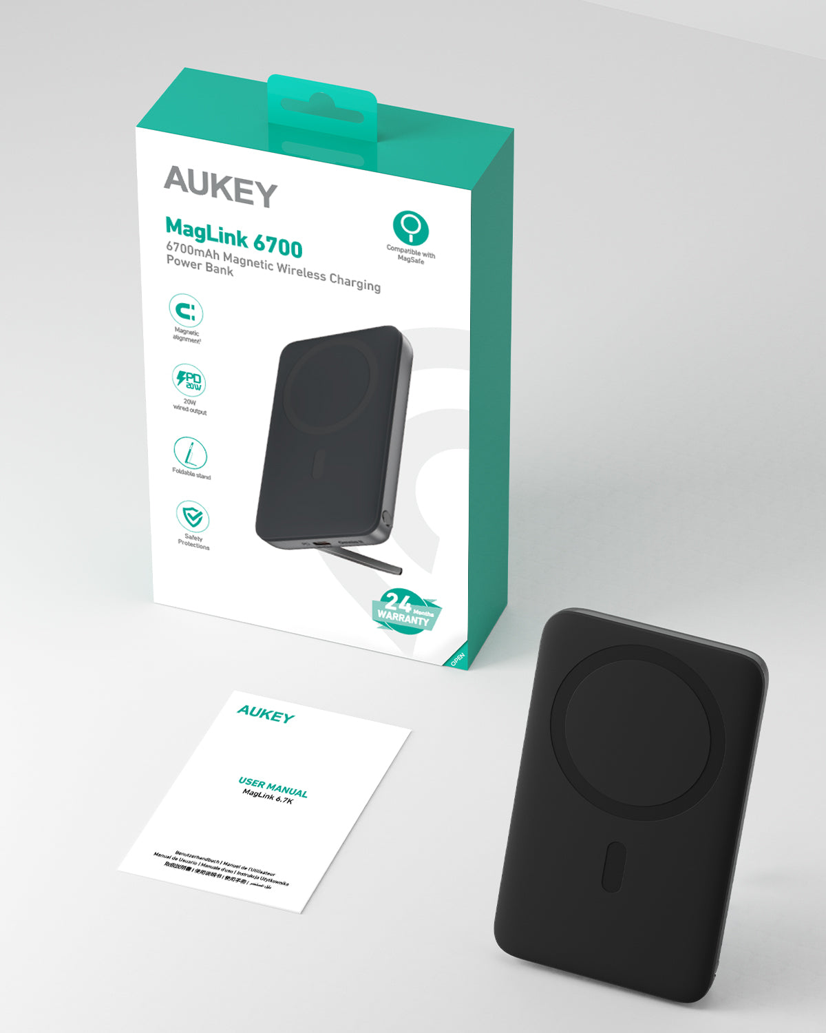 Aukey MagLink 6.700mAh Powerbank