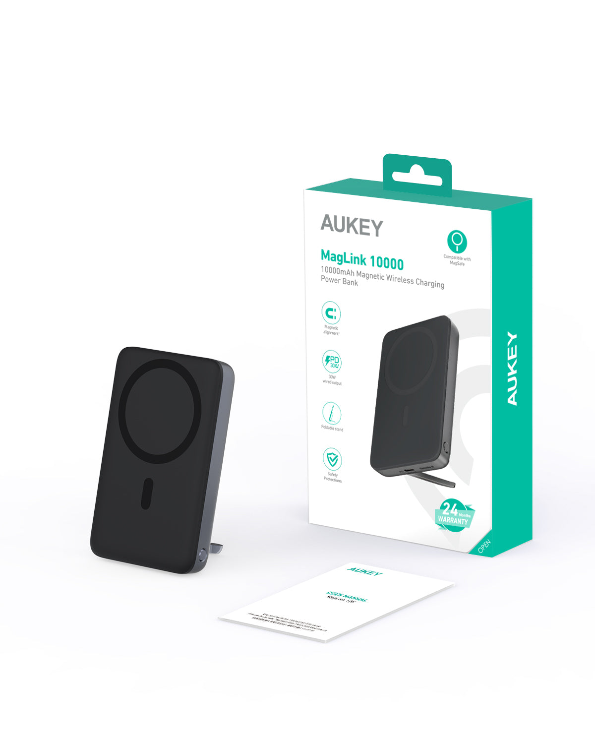 Aukey MagLink 10.000mAh Powerbank